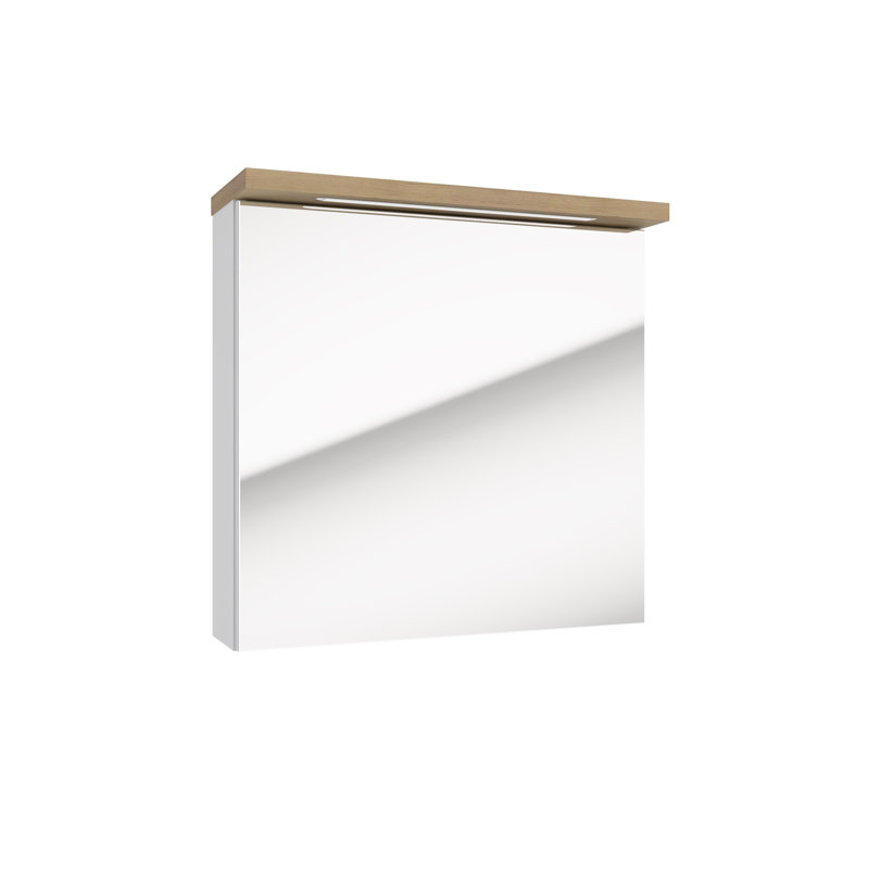 ModernMoments 60 cm x 60 cm Spiegelschrank Buxton mit LED-Beleuchtung